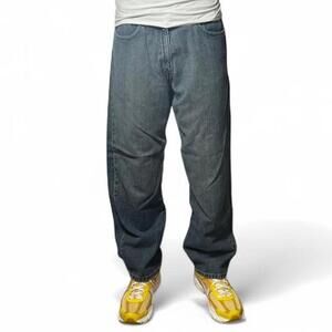 Mens Vintage Levi’s Loose Relaxed Faded Sand Wash Jeans Sz. 34